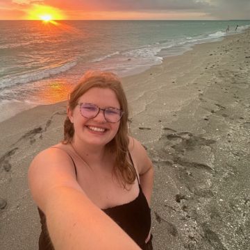 Young lady at the beach