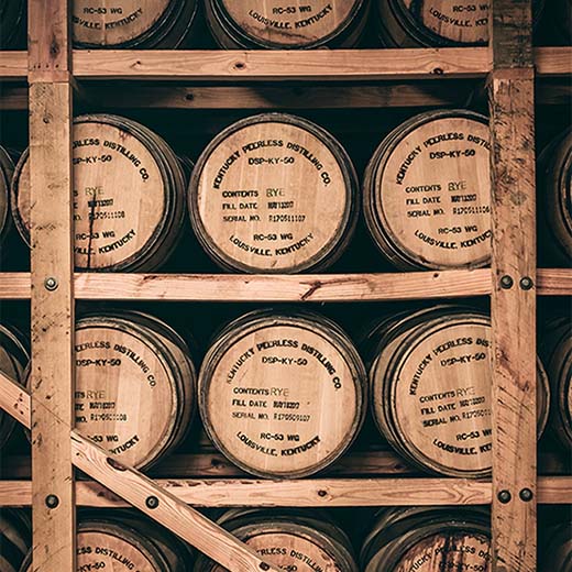 Oak barrels